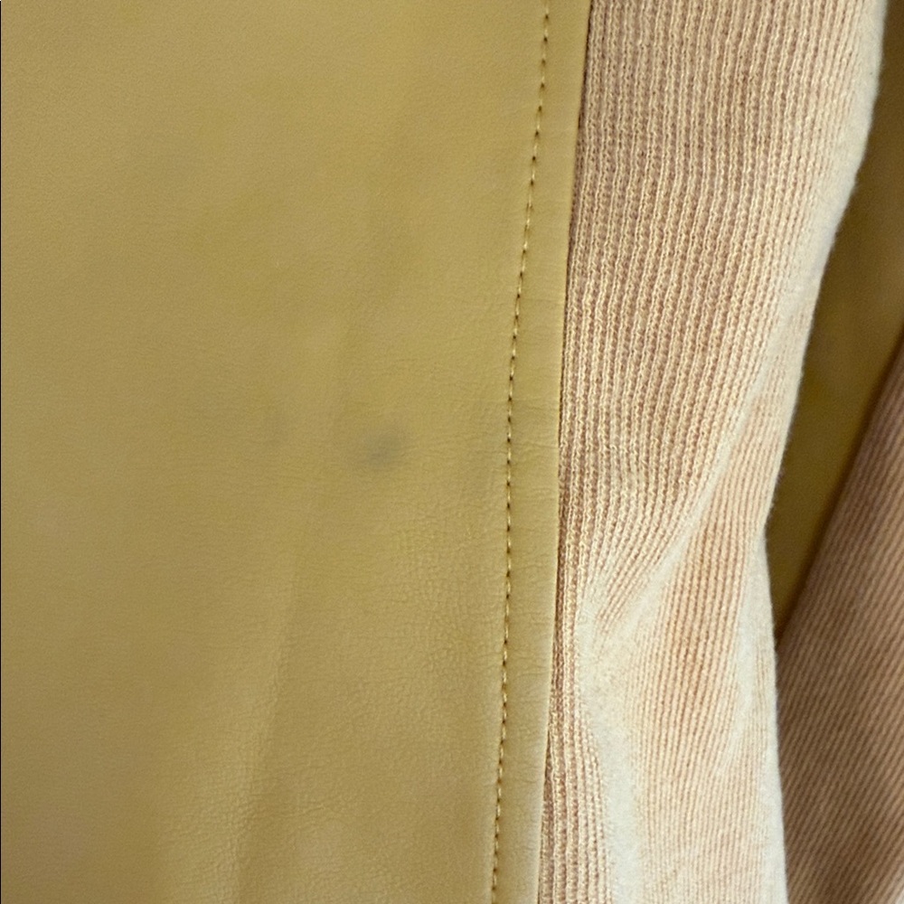 Andrew Marc Yellow Leather Jacket - Picture 6 of 6